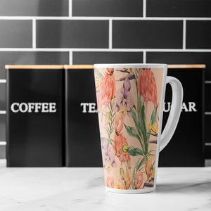 Tropical Flamingo Latte Mug