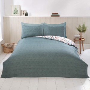Nutcracker Polyester Microfibre Reversible Duvet Set With Pillowcase