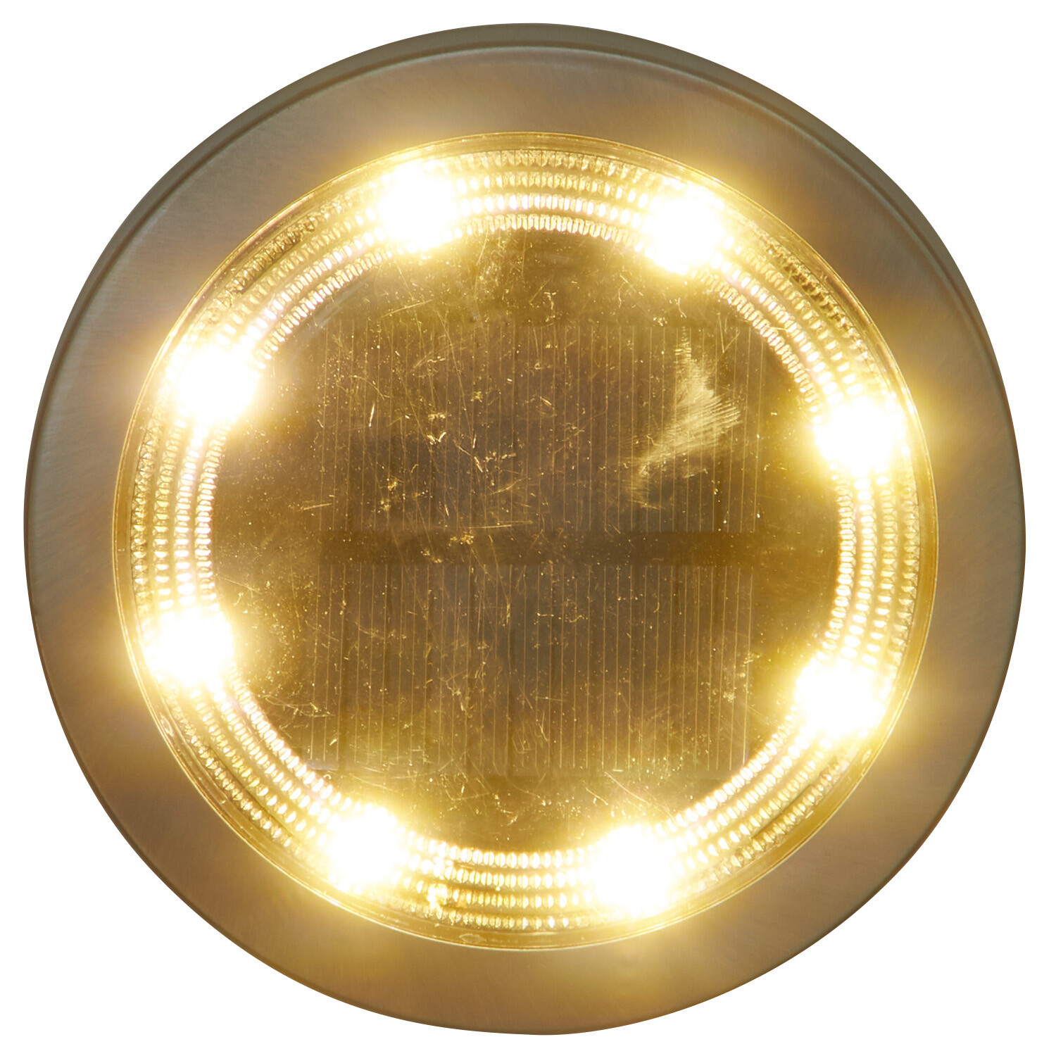 Solar Deck Light - Silver