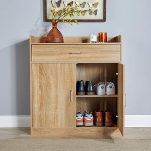 Oak Home Source Novara 2 Door Shoe Storage Cabinet shot 6779961