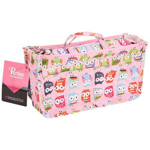 Periea Handbag Organiser - Daisy - Pink Owl Print