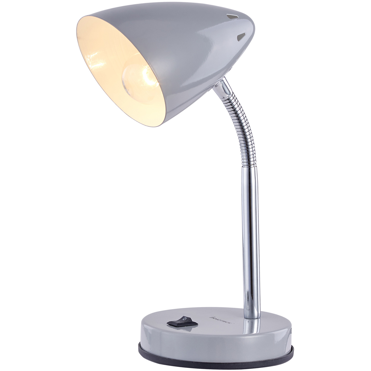 Adjustable Cone Desk Lamp - Grey