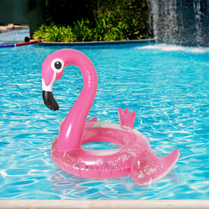 Glitter Flamingo Float