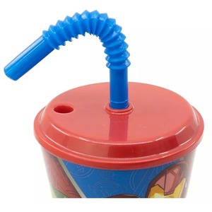 Official Avengers Heraldic Army Sports Tumber With Straw