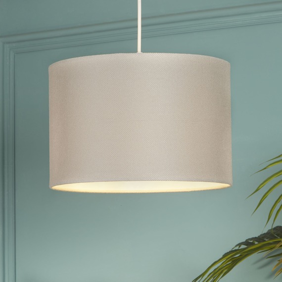 Mormont Small Taupe Linen Shade