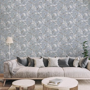 Rosalie Floral Flowers Leaf Trail Garden Leaves Wallpaper