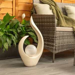 Solar Powered Abstract Garden Ornament