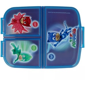 Official Licenced PJ Masks 3-Compartment School Lunch Box