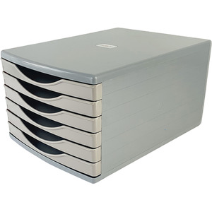 Warm Grey / 21.2cm / 6 Desktop Drawer Tower Set shot 7965369
