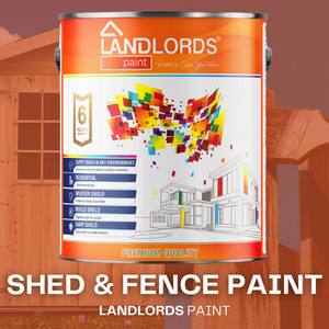 Landlord's Paint - Shed and Fence Paint - Best Durable Outdoor Wood Protection