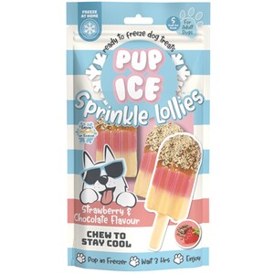 Pack of 3 Pup Ice Sprinkle Lollies