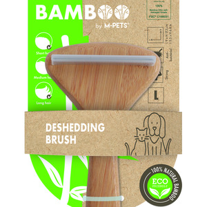 MPets Bamboo Shedding Brush Large