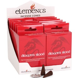 Dragon'S Blood Incense Cones Set Of 12 Packets
