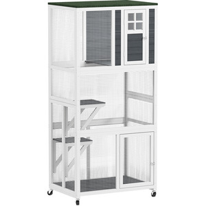 PawHut Catio Outdoor Enclosure for Multiple Cats