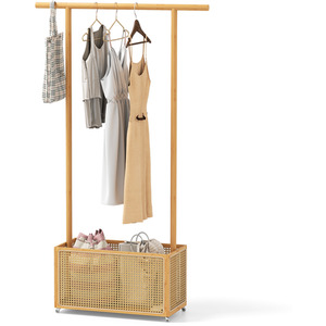 Coat Hanger Stand with Wheel