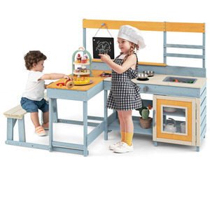 Kids Picnic Table Play Kitchen