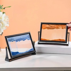 Rotatable 3D Sand Art Frame for Desktop Decor