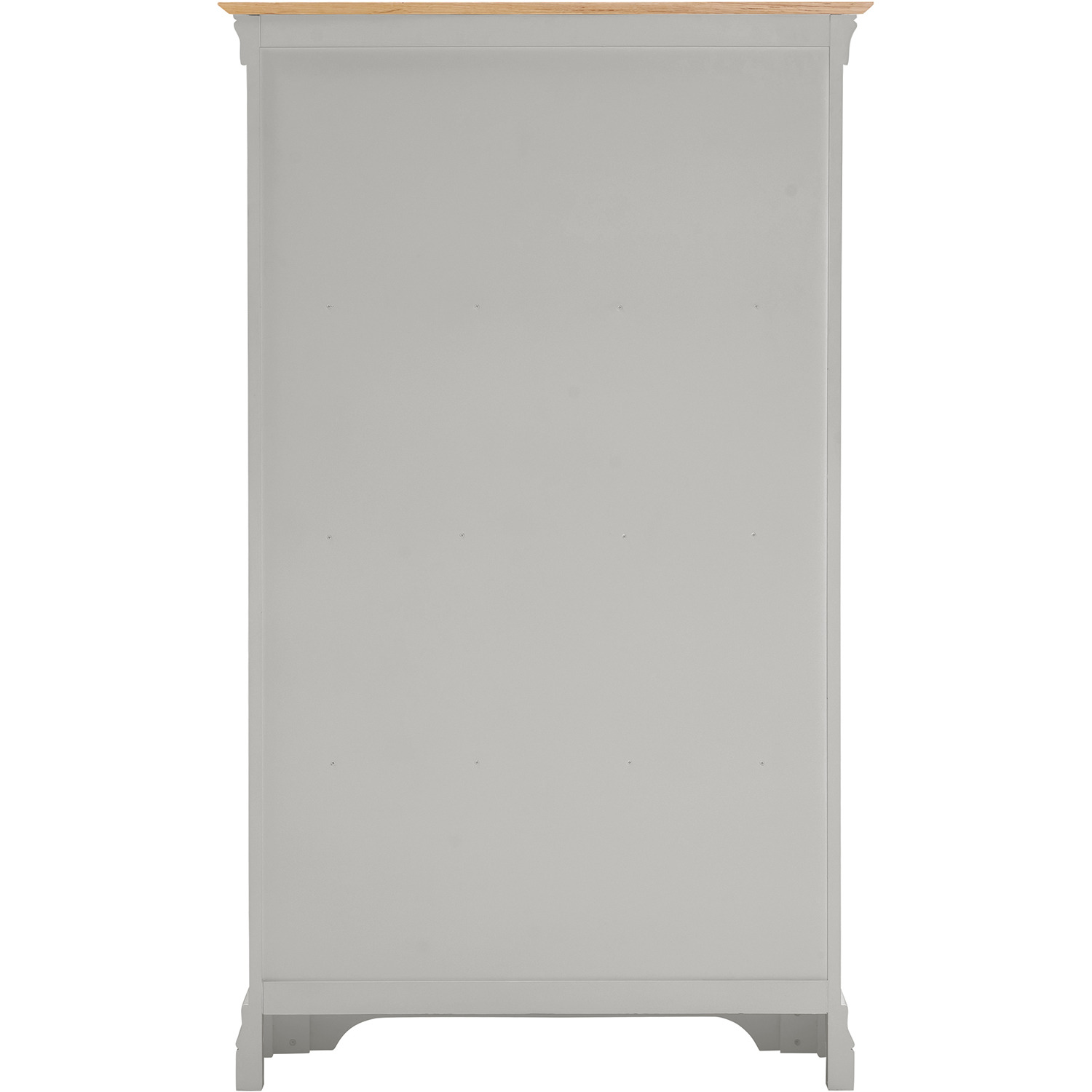 Bordeaux Bookcase Fully Assembled - Pebble Grey