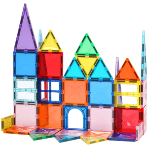 40 Pcs Magnetic Tiles Building Blocks Educational Toy for Kids