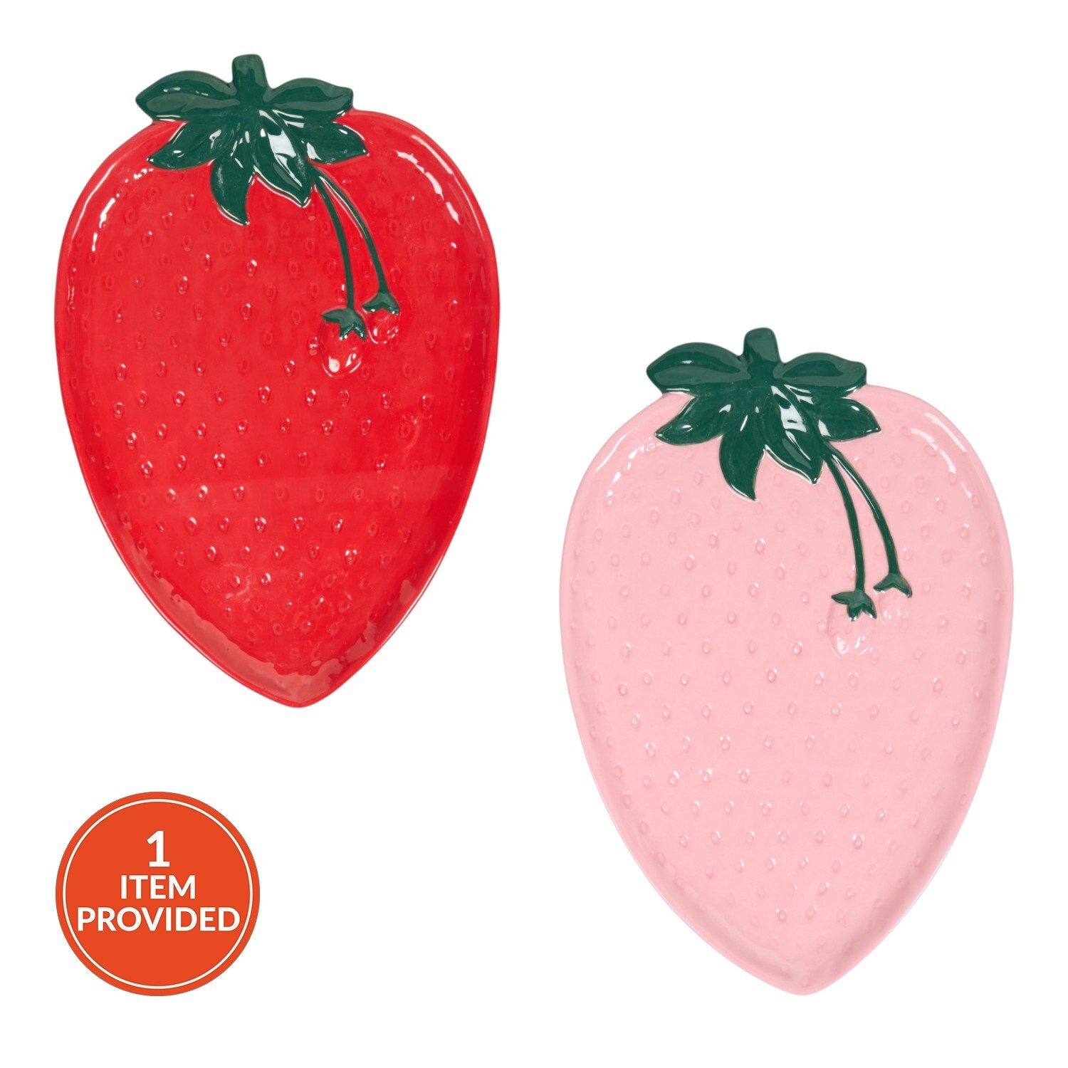 Image of Strawberry Shape Plate