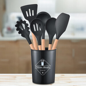 12-Piece Silicone Kitchen Utensils Set