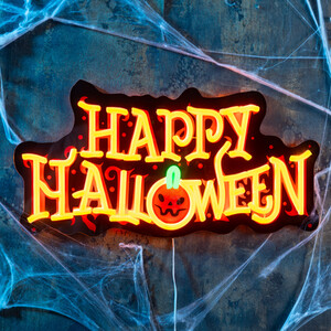 Happy Halloween LED Neon Sign