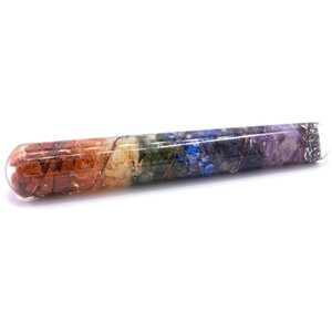 Orgonite Chakra Copper Healing Wand for Energy Balance Meditation