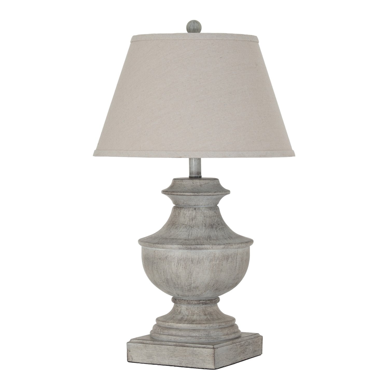 Montara Linen Shade Table Lamp Modern Classic Decor Accessory - White