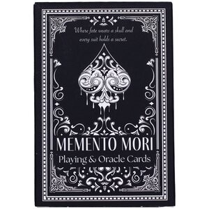 Memento Mori Gothic Playing Oracle Cards Dark Symbolic Deck