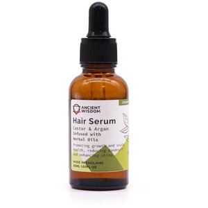 Organic Hair Serum for Growth Nourishment Herbal Botanical