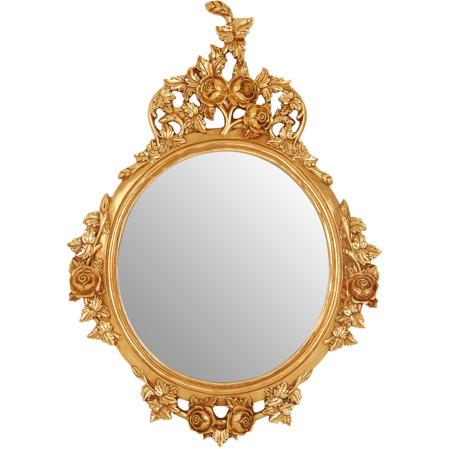 Fifty Five South Yaxi Gold Foil Wall Mirror - Gold