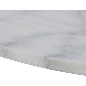 Stavanger Round Marble Dining Table Matt Trumpet Base