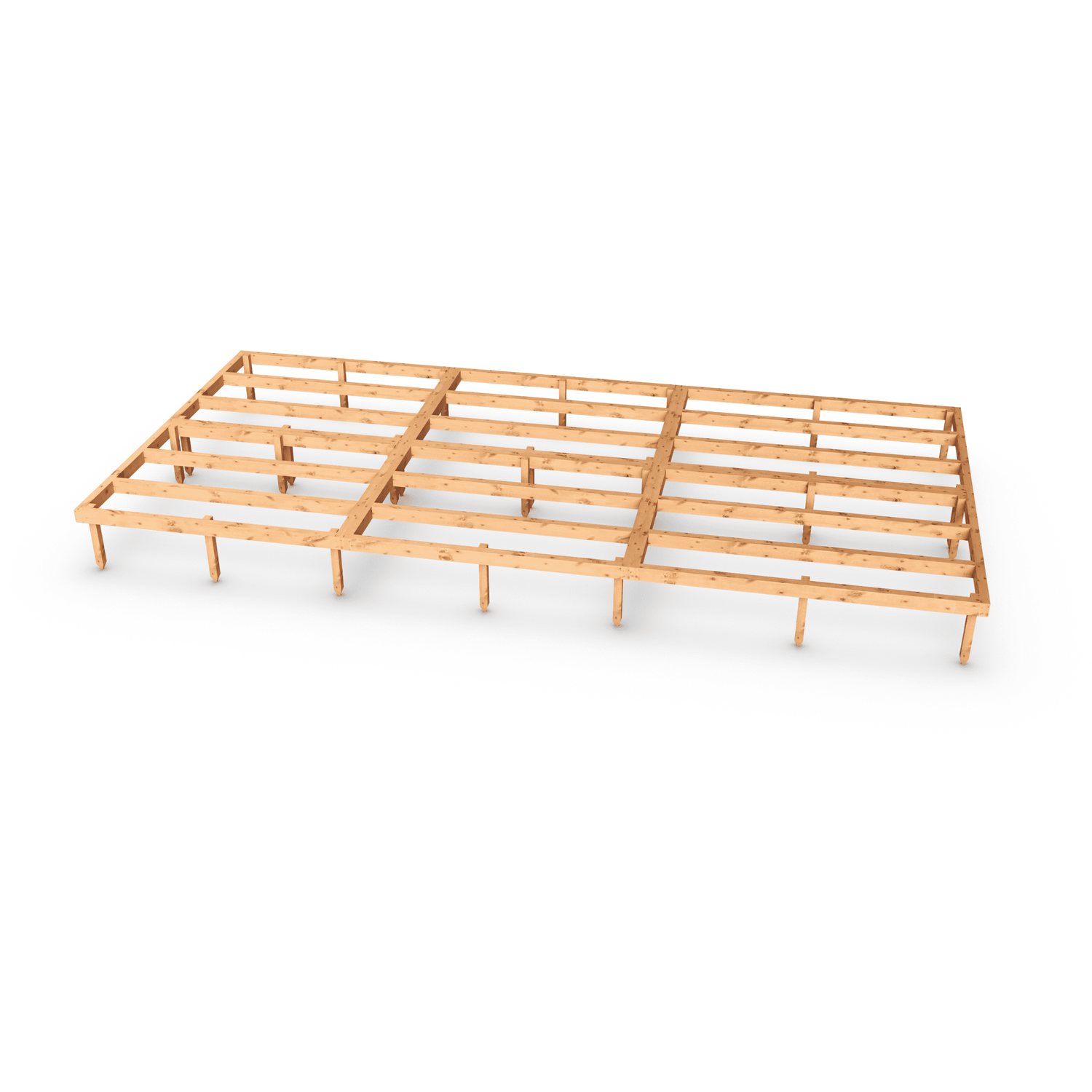 Empire Sheds 16X8 Empire Timber Shed Base - Green