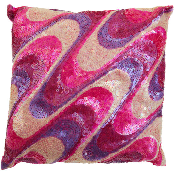 Diva Sequins Pink Cushion