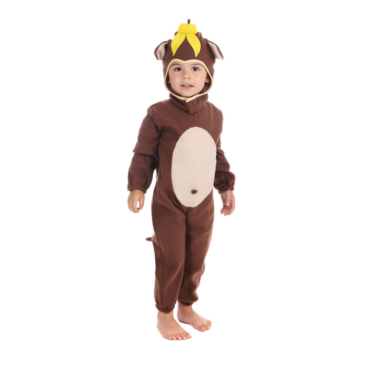 Bristol Novelty Childrens/Kids Monkey Costume Set - Brown/Cream / 5+ / One_size