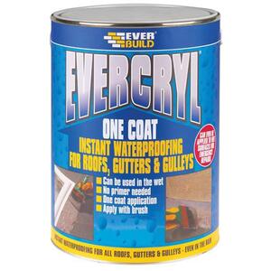 Everbuild EVERCRYL One Coat Black 5kg