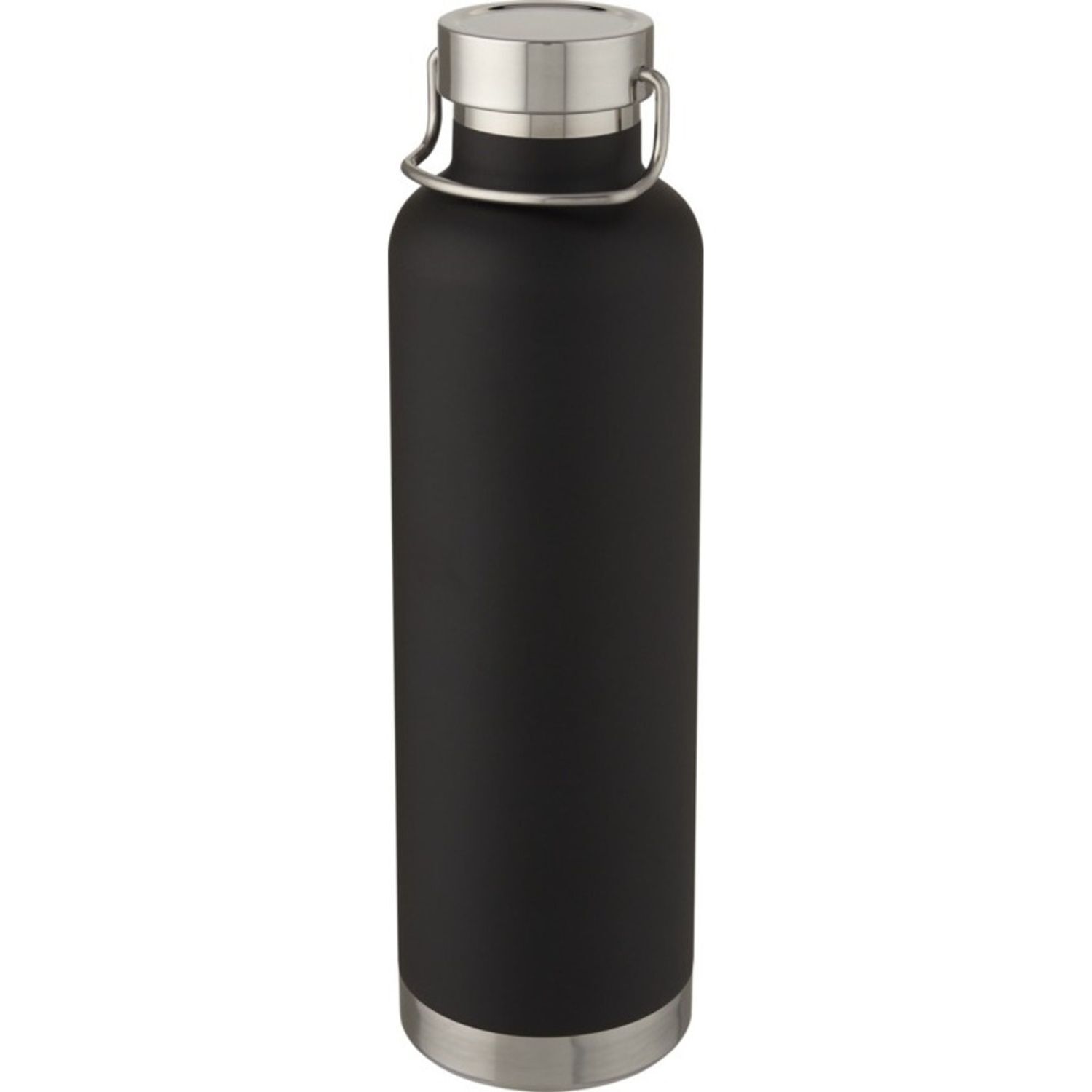 Avenue Thor Copper Plated 1L Flask - Solid Black