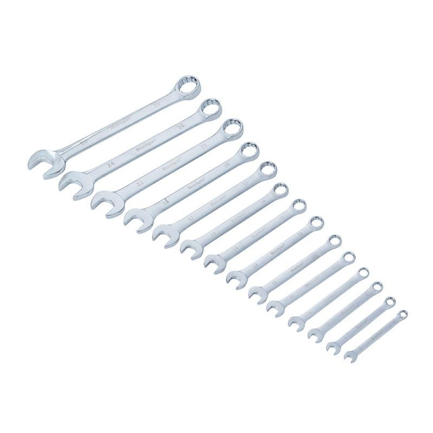 Bluespot Tools Combination Spanner Set, Metric - Multi Colour