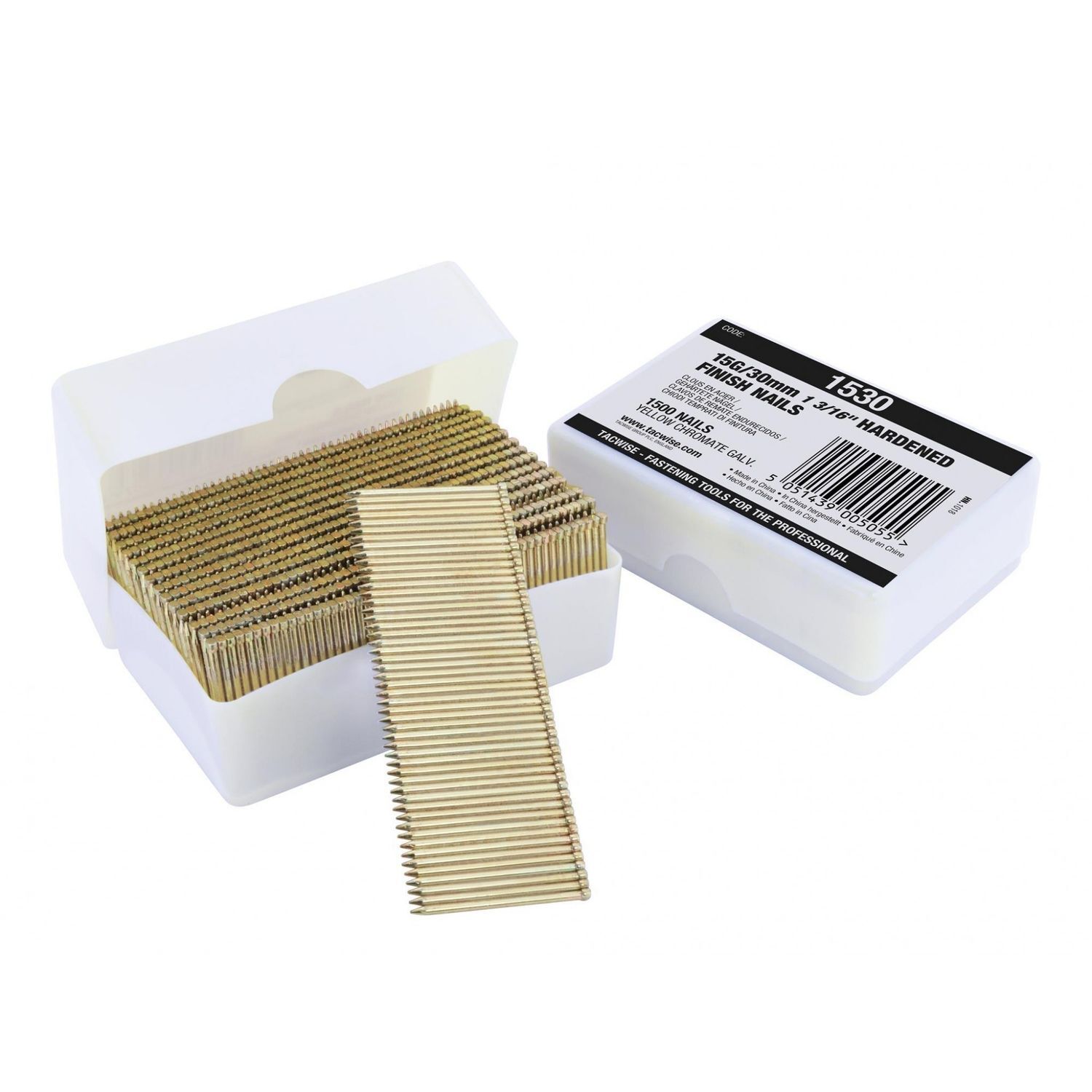 Tacwise 15 Gauge Hardened Finish Nails - Multi Colour