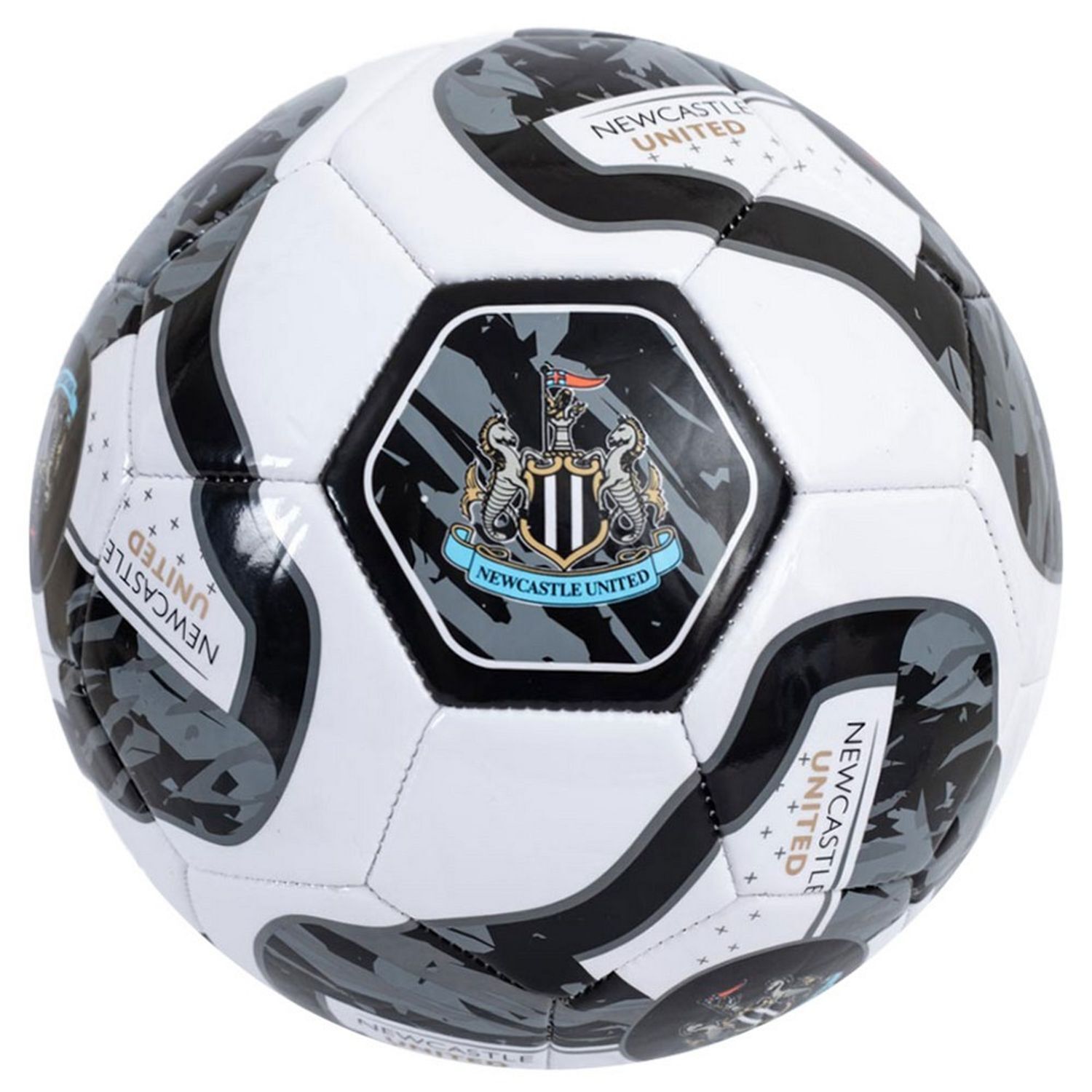 Newcastle United Fc Tracer Football - White/Black/Grey