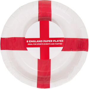 Pack of 8 World Cup 2026 England Plates