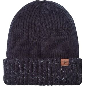 Mens Waterproof Cold Weather Roll Cuff Beanie Hat