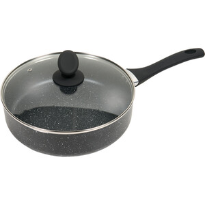 Kitchen Master Signature Granite Saute Pan with Glass Lid