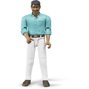 Bruder bworld Man, medium skin, white jeans Detailed Vehicle & Playset Model