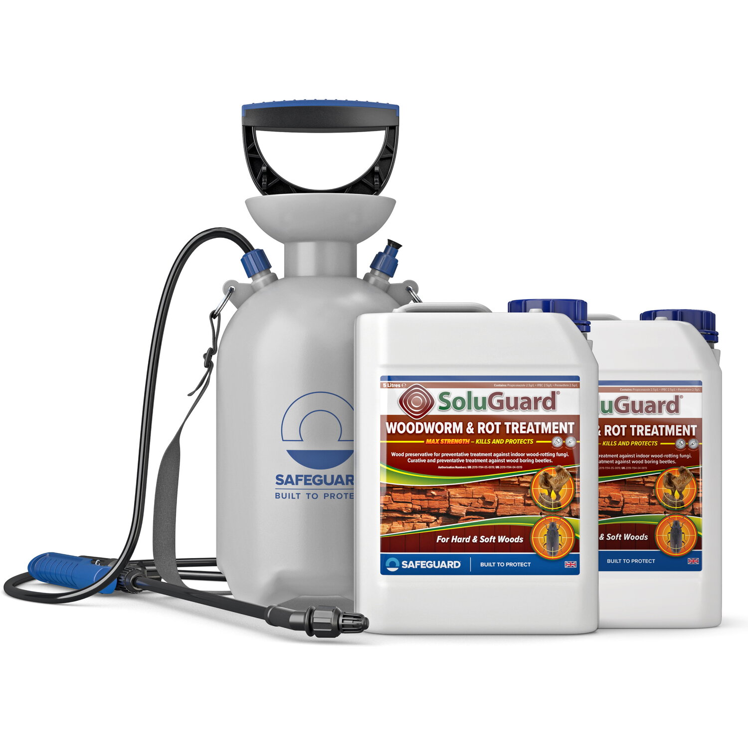 Soluguard Dual Woodworm And Rot And Sprayer 2 X 5 Litres - Image 3