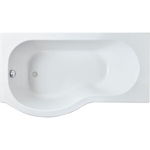 1500mm P shaped showerbath LH