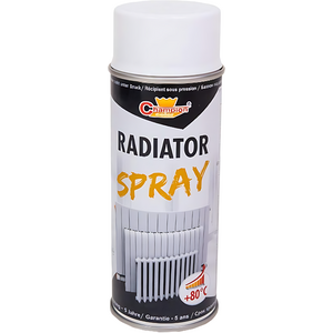 400 mL White Heat-Resistant Enamel Spray Paint, Up to 80°C, Radiators & Pipes
