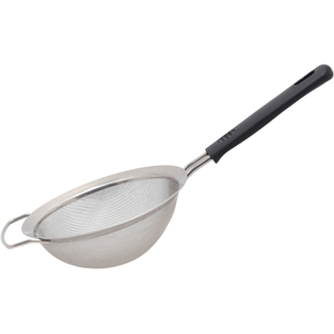 Buckingham Fine Mesh Sieve Strainer, Stainless Steel, 16 cm, Soft-Touch Handle