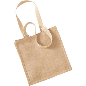 Westford Mill Jute Compact Tote Bag - 10 Litres (Pack of 2)
