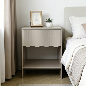 Scalloped Edge Side Table